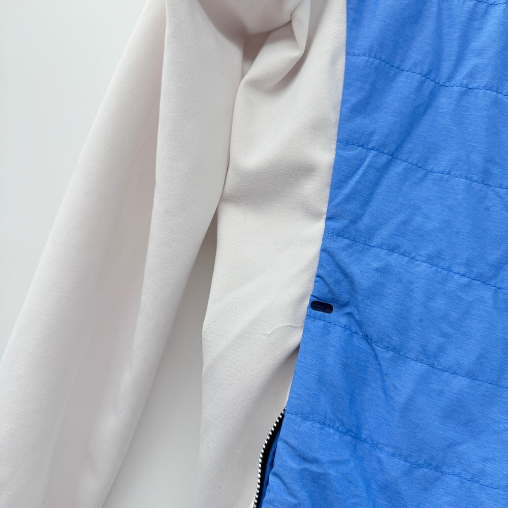 Peter Millar Lizzie Blue White Hybrid Vest Jacket Women’s Size XS Lightweight - Picture 5 of 8